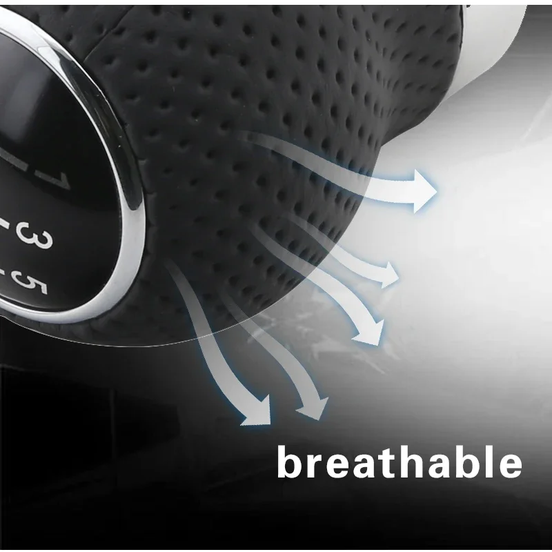 Cabezal de cambio cuero PU universal 5/6 velocidades para coche - imagen 5