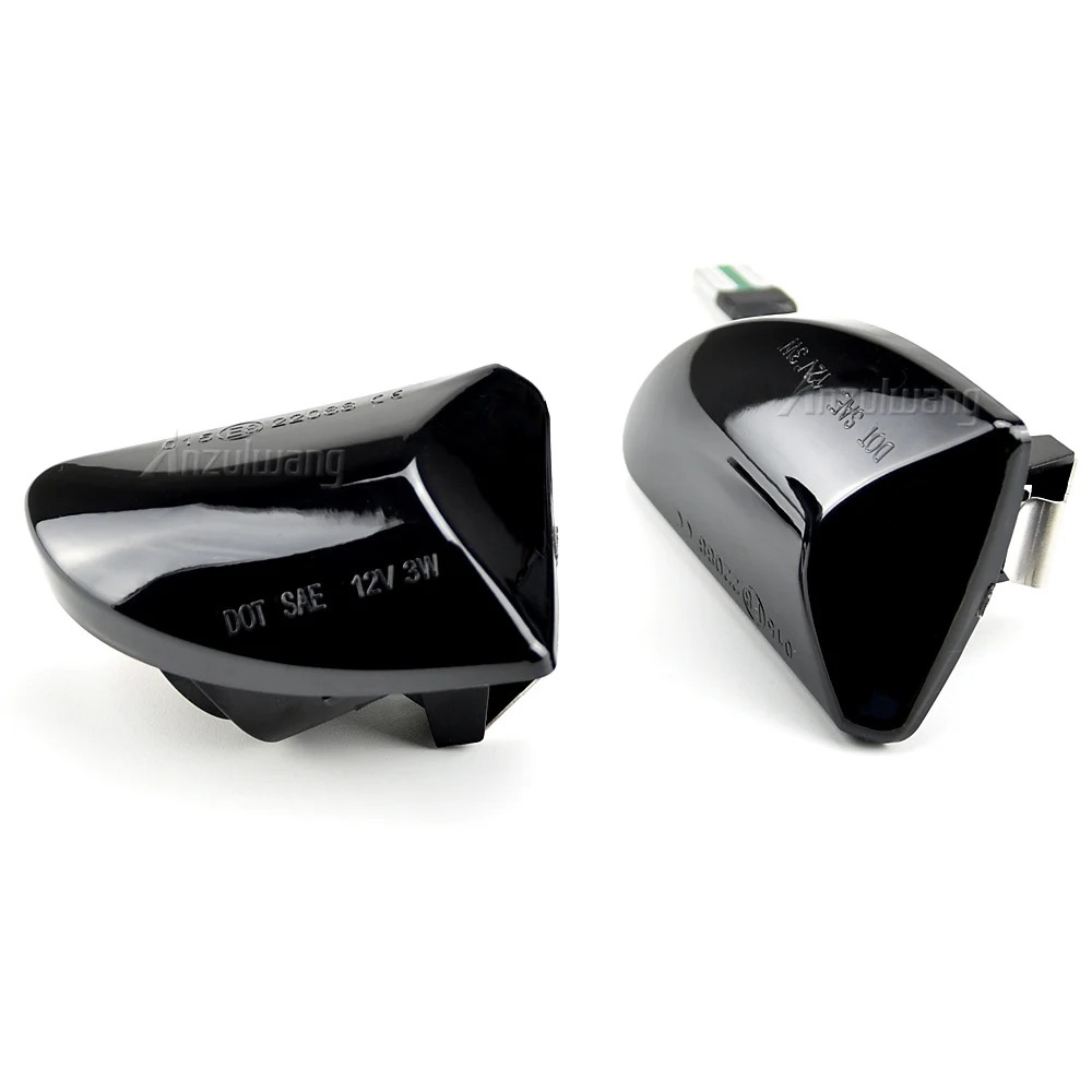 2 uds LED indicador lateral dinámico luz de guardabarros para Mercedes Benz Smart Fortwo W451Coupe Cabrio - imagen 2