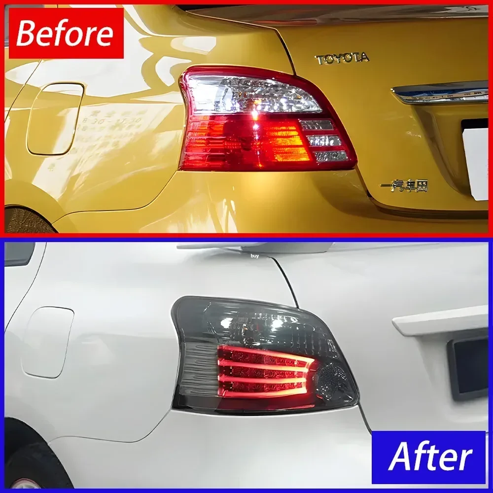 Faros traseros LED para Toyota Vios 2008-2013 con intermitentes - imagen 3