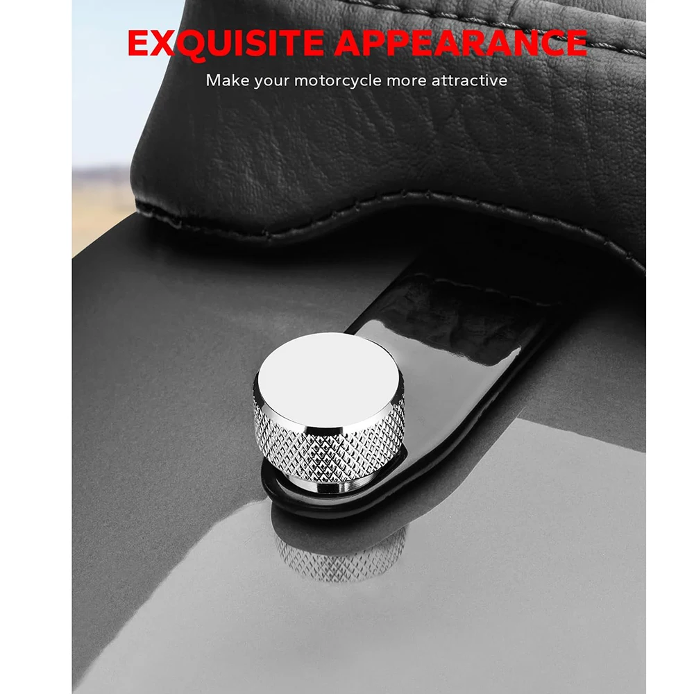 Tornillo cromado para asiento Harley Sportster, Touring y Softail - imagen 5