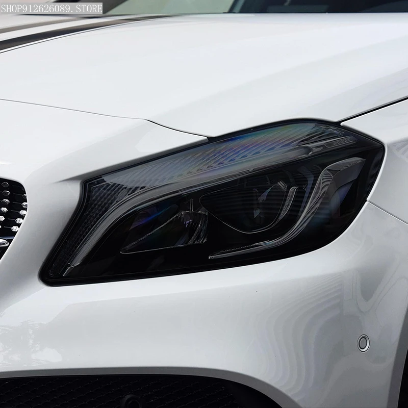 Película protectora para faros TPU ahumada – Mercedes A45 AMG W176