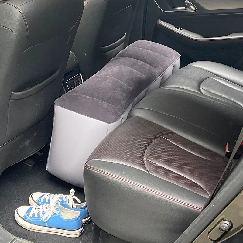 Colchón inflable viaje coche – Cama asiento trasero adulto – Autoinflable
