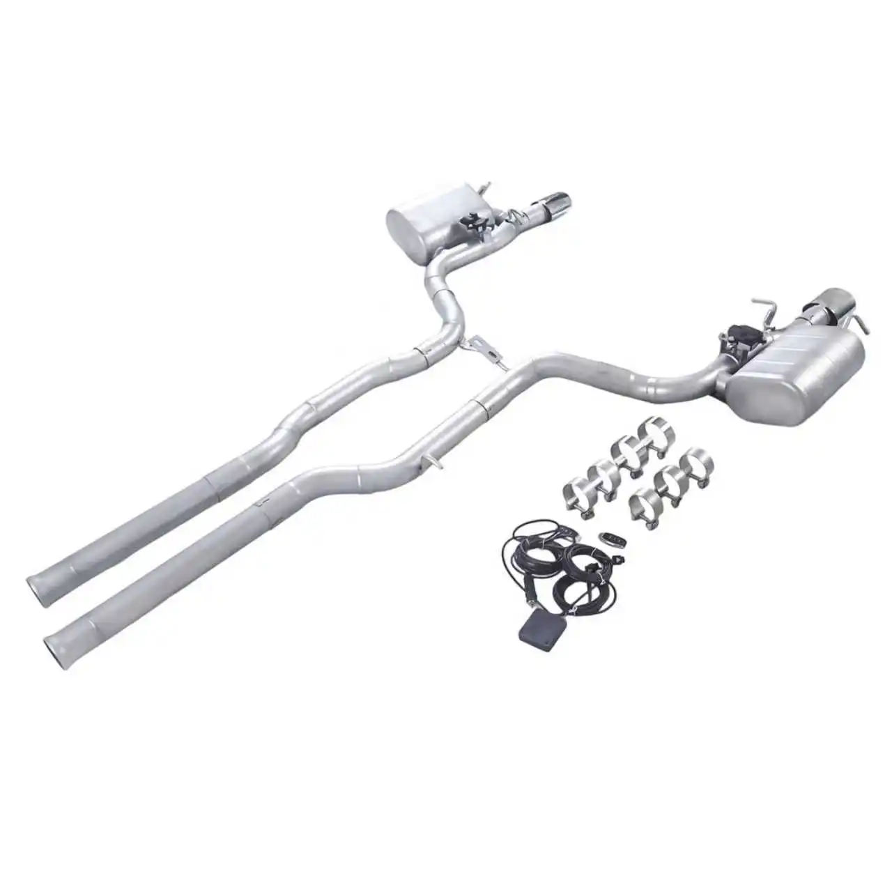 GFC Escape doble punta inox Mercedes E350 E300 3.0 V6 - imagen 4