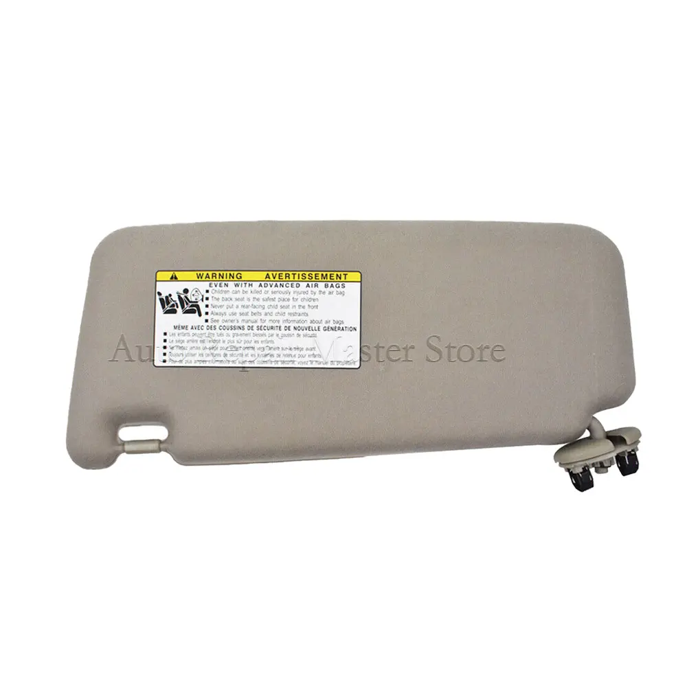 Visera parasol beige OEM 74310-06750-E0 Toyota Camry 2007-2011 - imagen 3