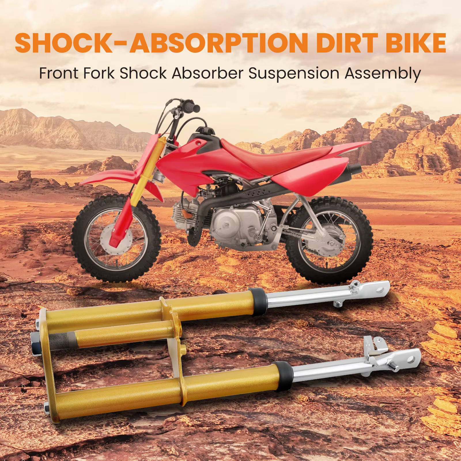 Horquilla de suspensión delantera para Honda XR50/CRF50 (2004-2014)