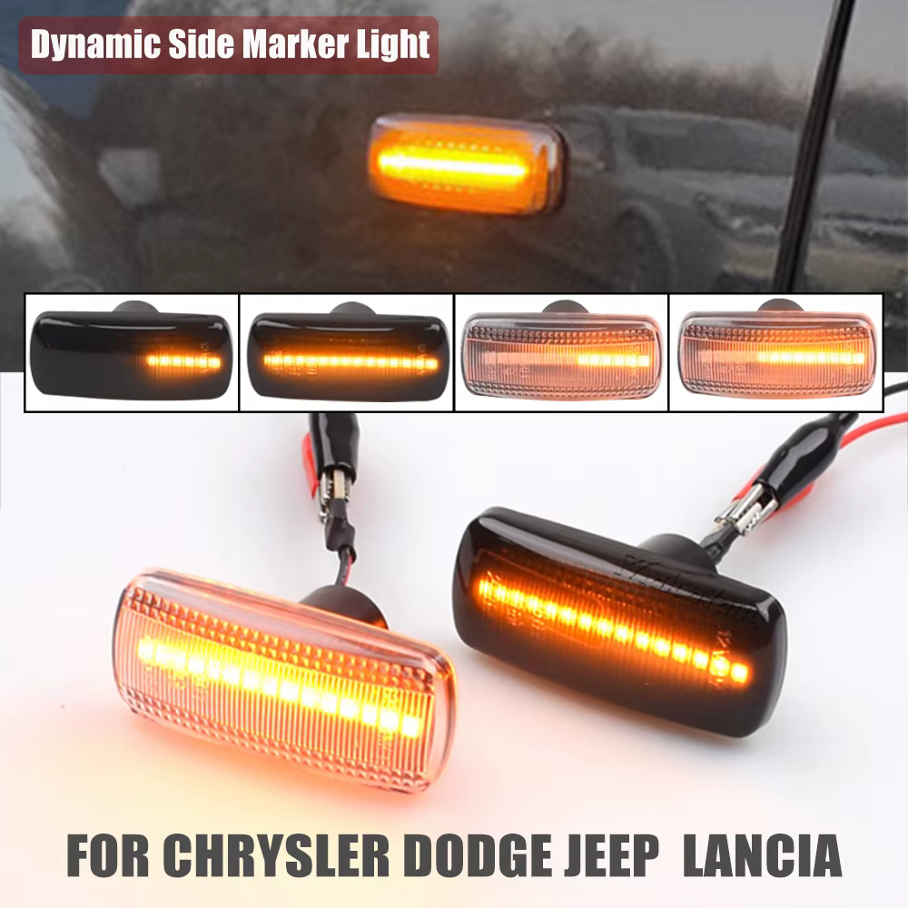 Intermitente LED secuencial lateral Jeep Compass Grand Cherokee - imagen 2