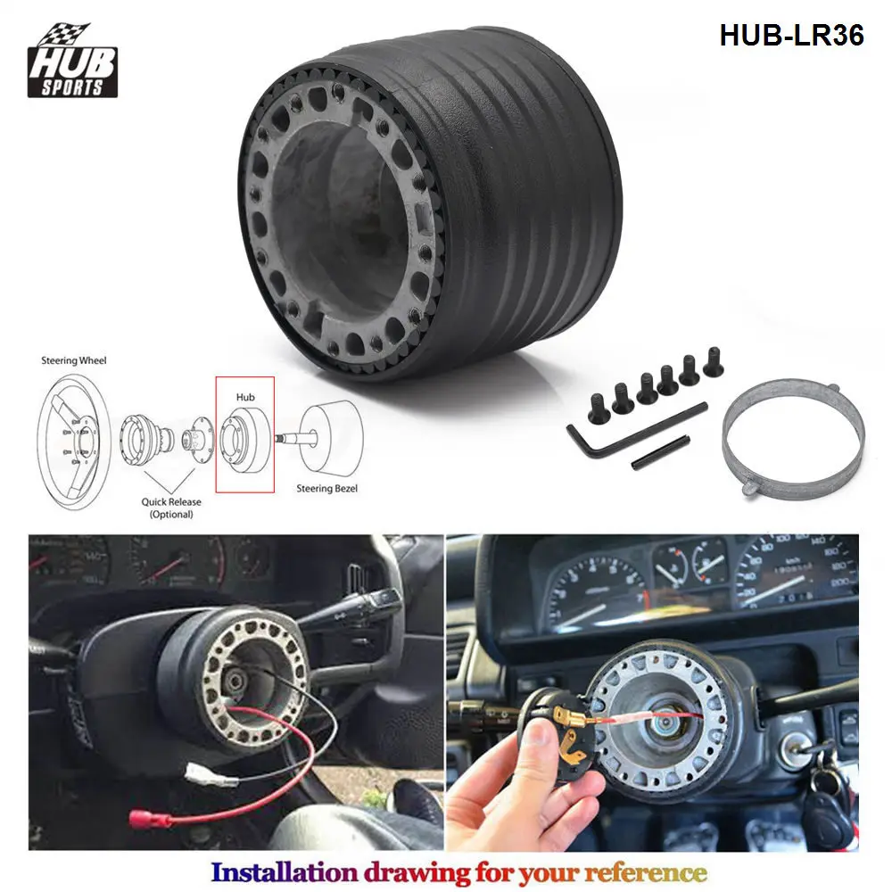 Adaptador de volante deportivo Hub-LR36 para Land Rover Defender - imagen 2
