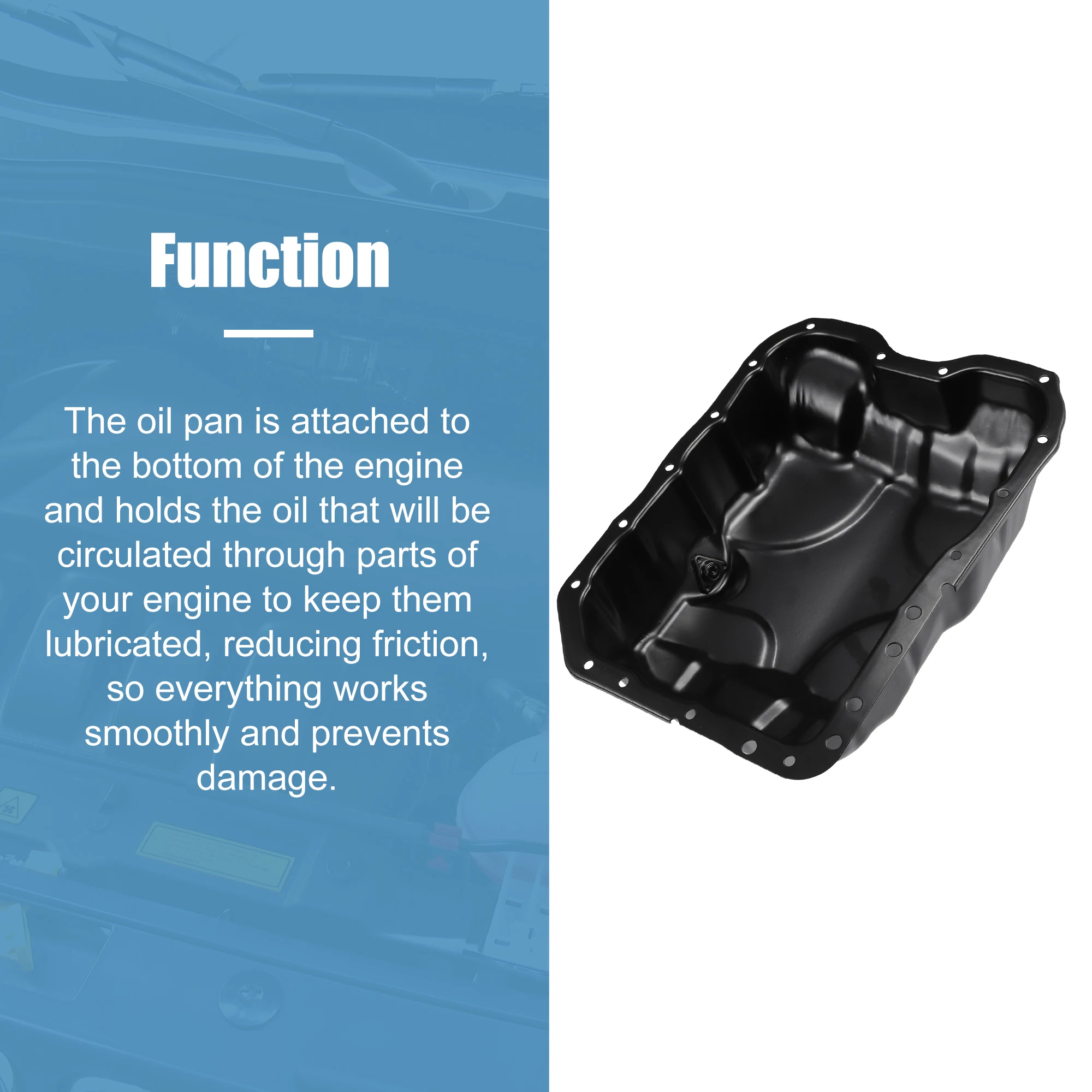 UXCELL 5047566AB Cárter de aceite para Dodge Dart y Jeep Cherokee - imagen 3