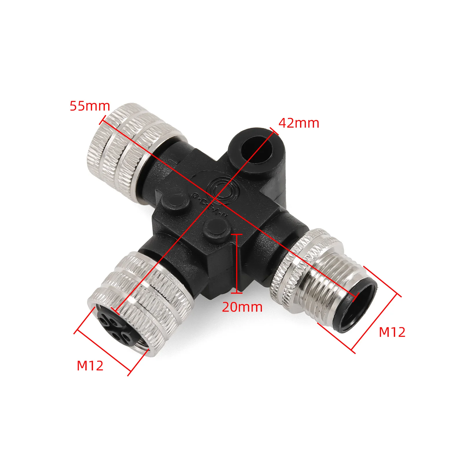 Conector T NMEA 2000 de 3 puertos adaptador de corriente para barco - imagen 4