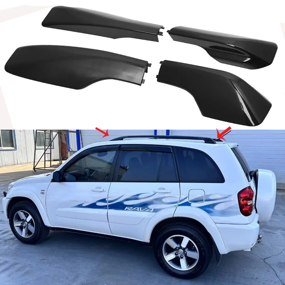 Tapas terminales negras para baca Toyota RAV4 2001-2005