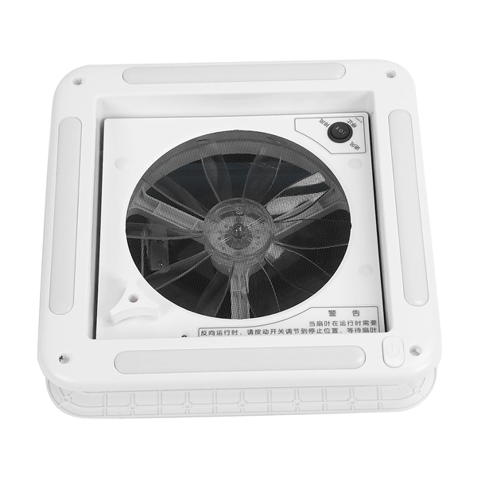 Rejilla de protección y montaje del ventilador