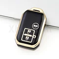 3 button black cover