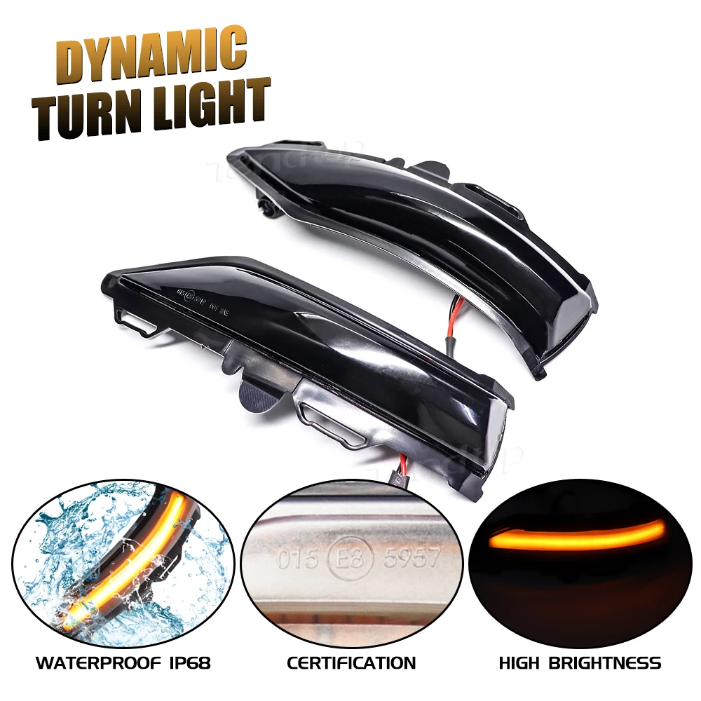 Intermitentes dinámicos LED espejo lateral Ford Fiesta MK8 2018-2020 - imagen 4