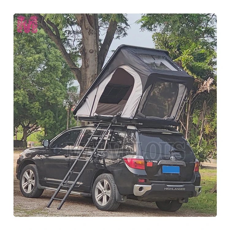 2024 RTS gran oferta tienda en el techo carcasa robusta triángulo tienda superior de techo de aluminio carcasa dura