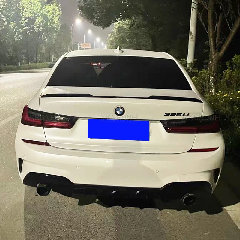 Alerón estilo M3 instalado en BMW G20
