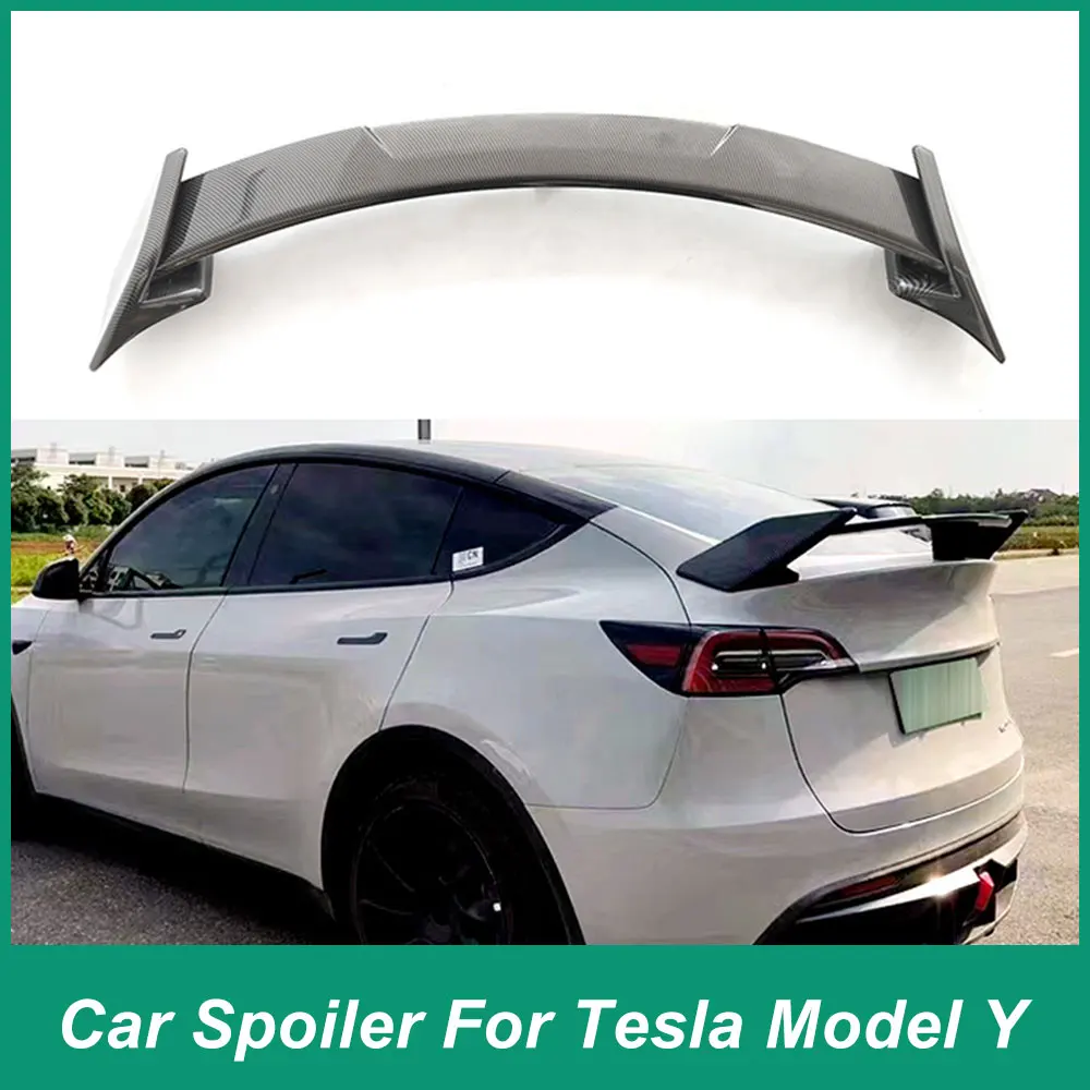 Labio trasero ABS negro para Tesla Model Y 2021-2023