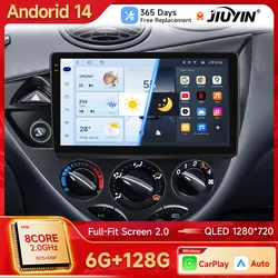 Radio de coche 2 DIN Android con CarPlay – Ford Fiesta y Focus
