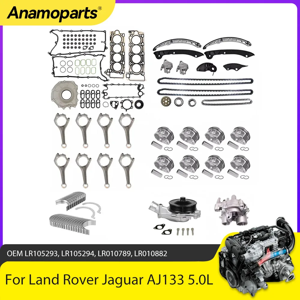 Kit de juntas motor Jaguar XF/XJ y Land Rover LR4 5.0 V8 AJ133