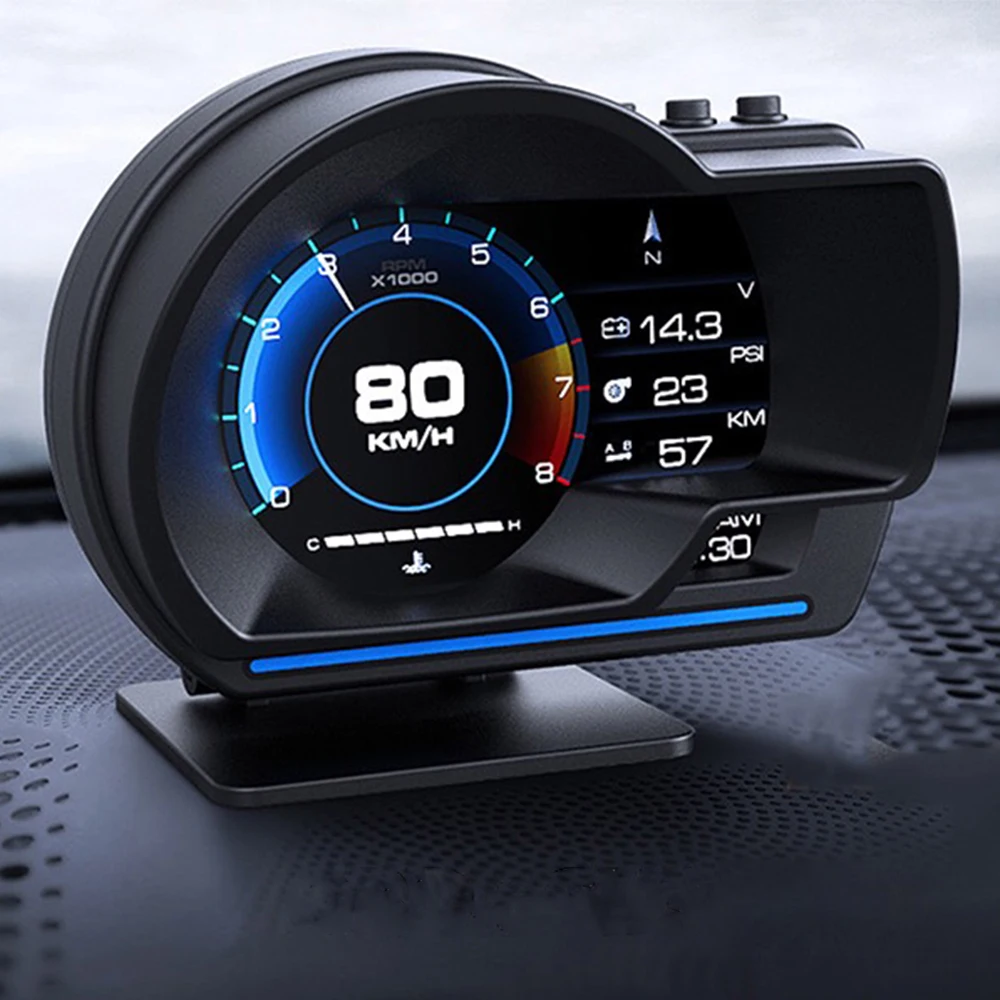 Pantalla HUD OBD2 A500 para coche con RPM y temperatura de aceite y agua - imagen 2