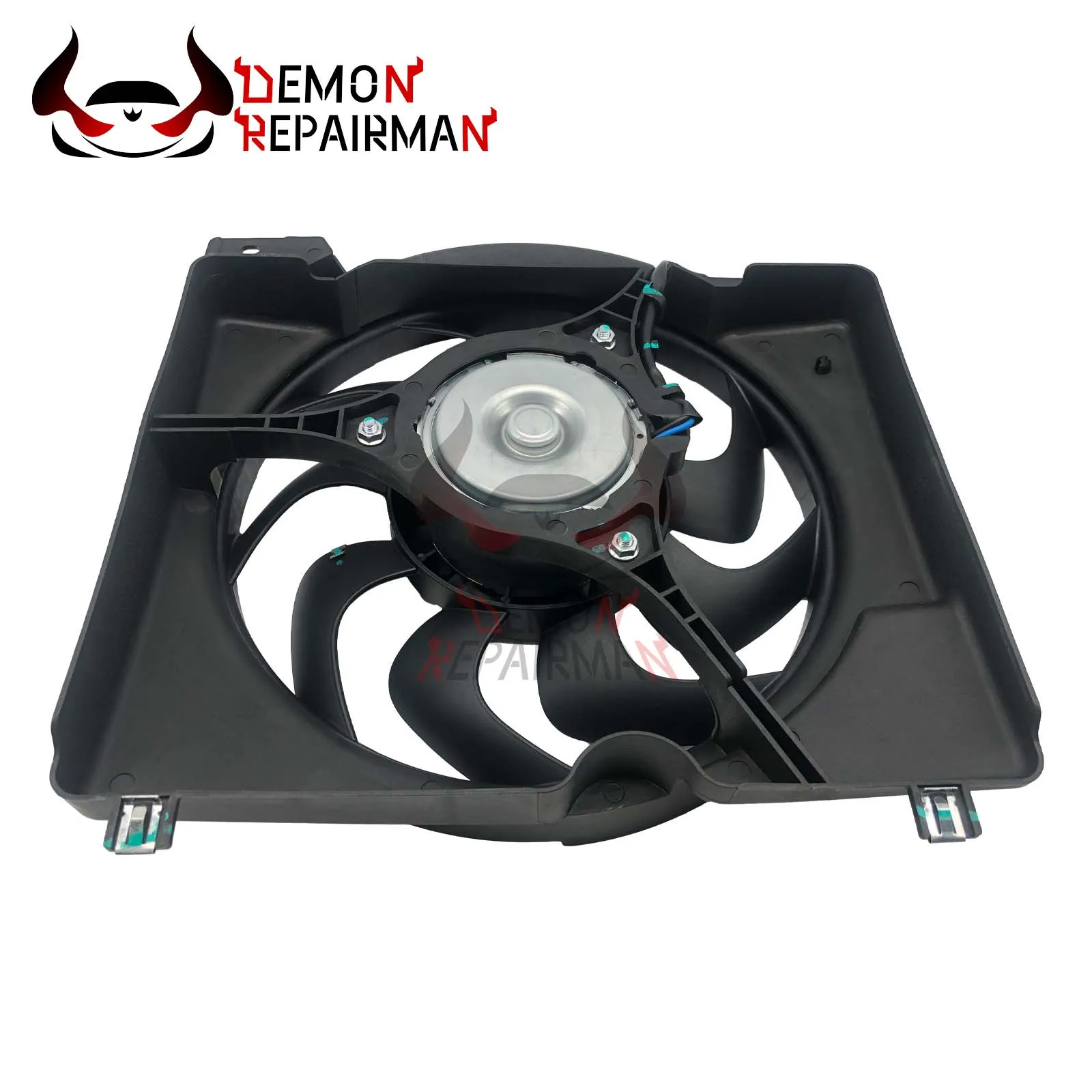 Detalle del ventilador instalado