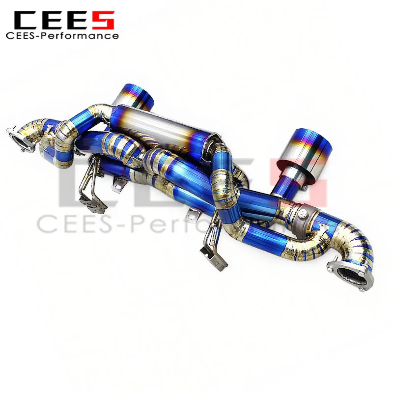 CEES Tuning Escape cat-back valvulado para Porsche Cayman GT4 RS 4.0 - imagen 4