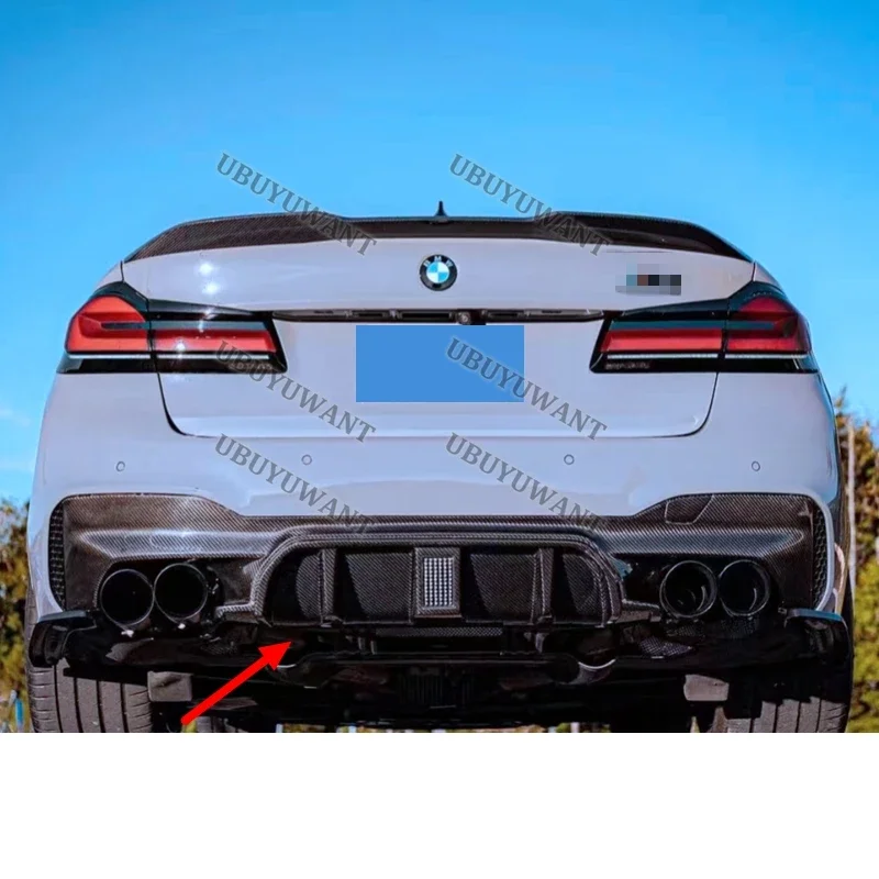 Difusor trasero fibra carbono BMW Serie 5 M5 F90 G30 G38 2017+ - imagen 2