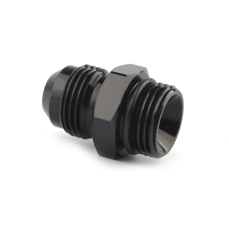 Racord adaptador ORB-AN aluminio negro 6061 para automoción y tuning - imagen 3