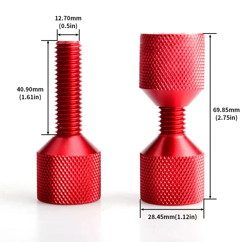 Pasadores de alineación para brida de 2 orificios, aluminio 6061 - imagen 4