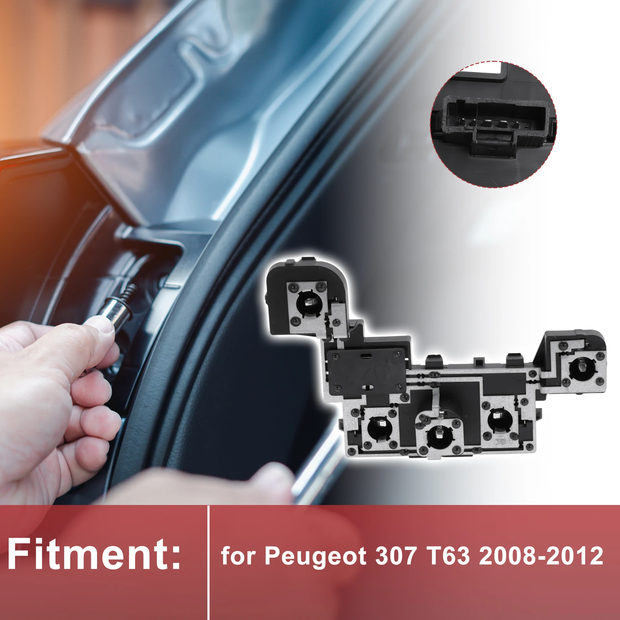 Portalámparas trasero derecho X Autohaux para Peugeot 307 T63