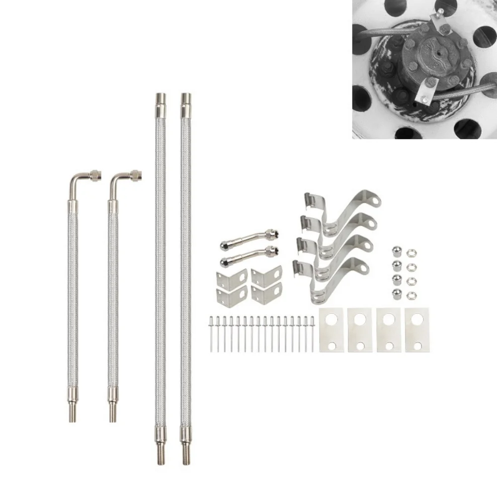 Extensores de vástago para ruedas gemelas de acero inoxidable