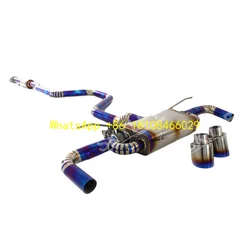 Sistema de tubo de escape de titanio de alto rendimiento para Ford Focus Mk4