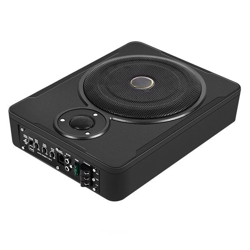 Subwoofer ultrafino para coche con control por cable y cableado - imagen 4