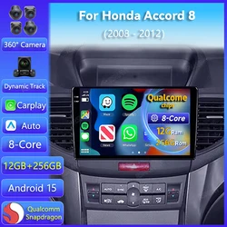 Radio Android 15 con CarPlay para Honda Accord VIII 2008-2012