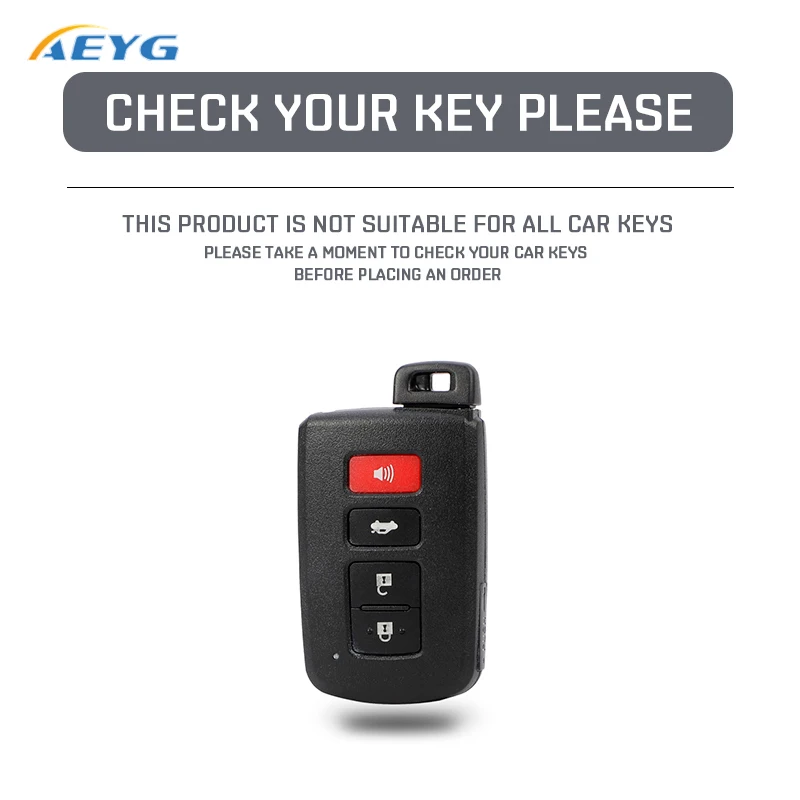 Funda de llave TPU con 4 botones para Toyota Camry, Corolla y RAV4 - imagen 2