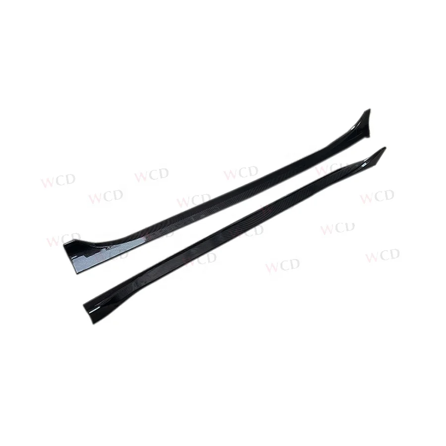 Faldones laterales en fibra de carbono Real - Tesla Model 3 2018-2020 - imagen 2