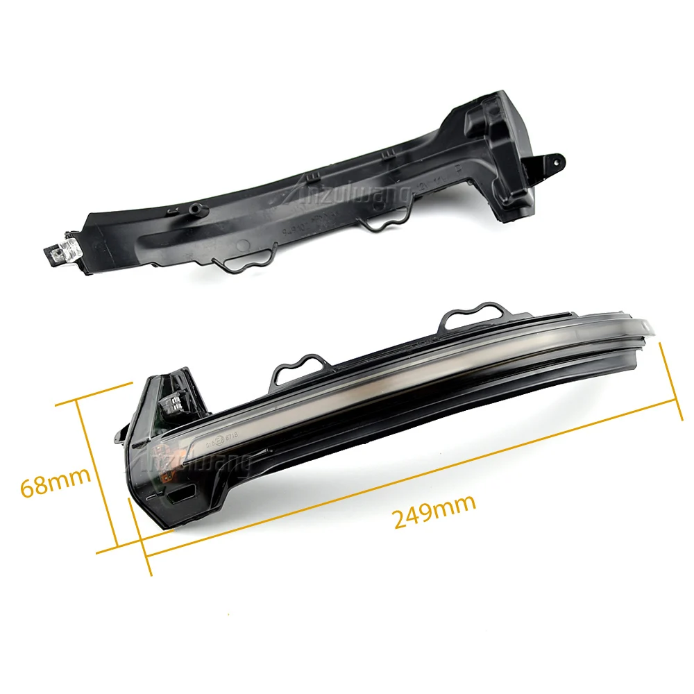 Intermitente dinámico LED para Audi A4 A5 B9 S5 RS5, indicador de espejo secuencial 2017 2018 2019 2020 2021 - imagen 2