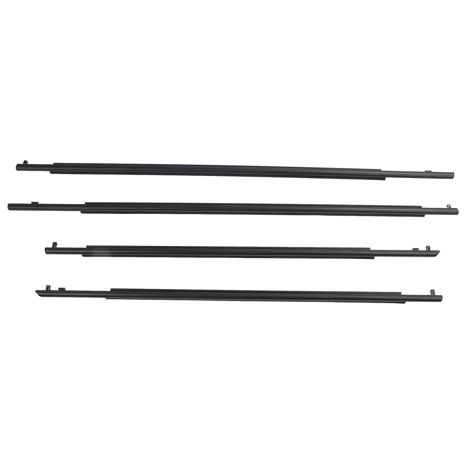 4 tiras de intemperie para moldura de correa de puerta 75710‐47021 Correa de sellado de ventana exterior para Prius 2010 a 2015 75720‐47021 75740‐47021 - imagen 3