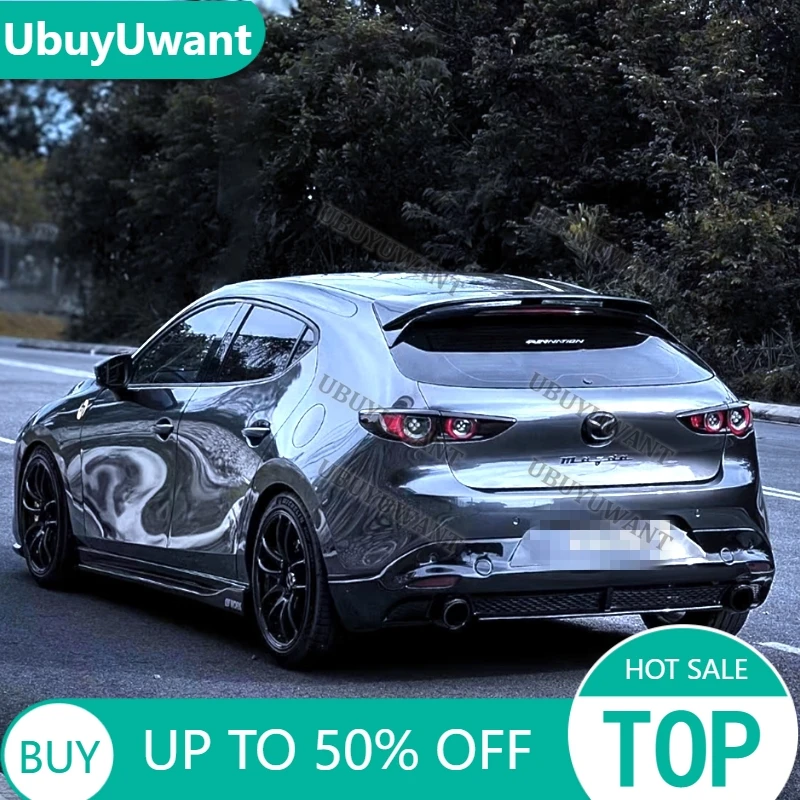 Alerón trasero de carbono Mazda 3 Axela Hatchback 2020