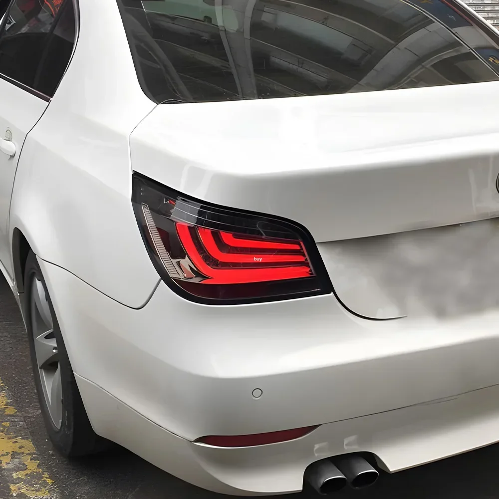Para BMW 5 Series E60 2003-2010 conjunto de lámparas traseras de coche actualización resaltar parpadeante luz trasera de coche LED toda nueva actualización Plug and Play - imagen 2