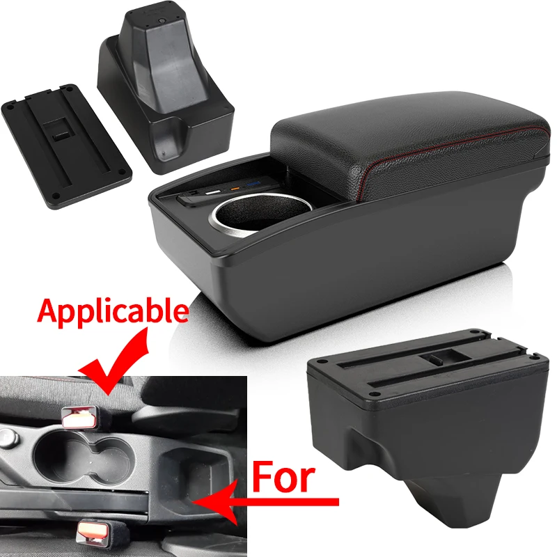 Caja reposabrazos Peugeot 2008/208 2019-2024 con portavasos - imagen 2
