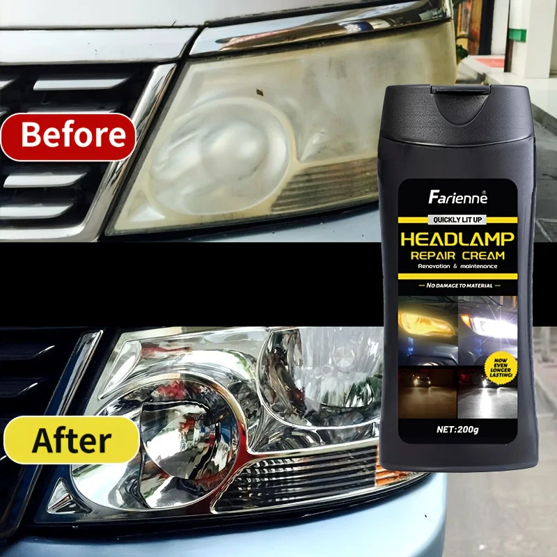 Crema restauradora de faros FARIENNE para oxidación, rayones y neblina - imagen 5