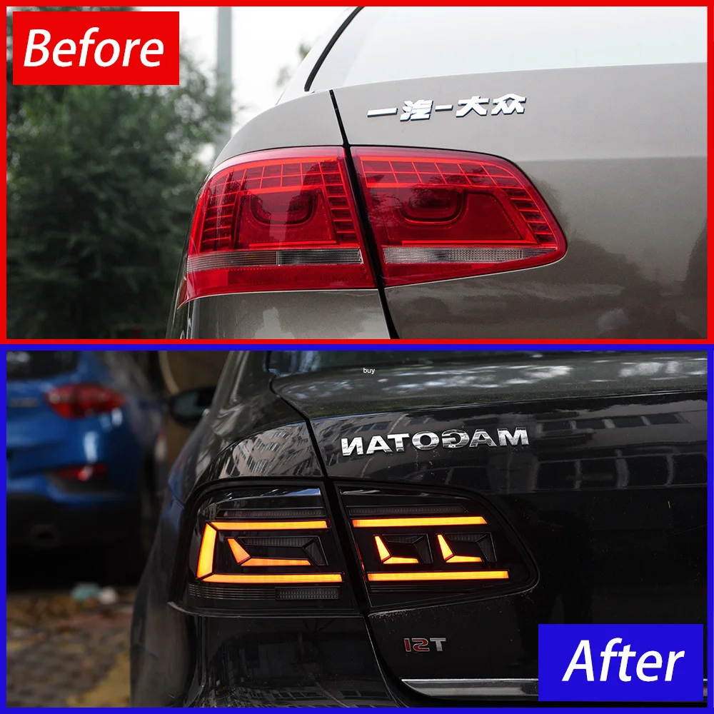 Luces traseras LED con intermitente dinámico para VW Magotan B7 - imagen 3