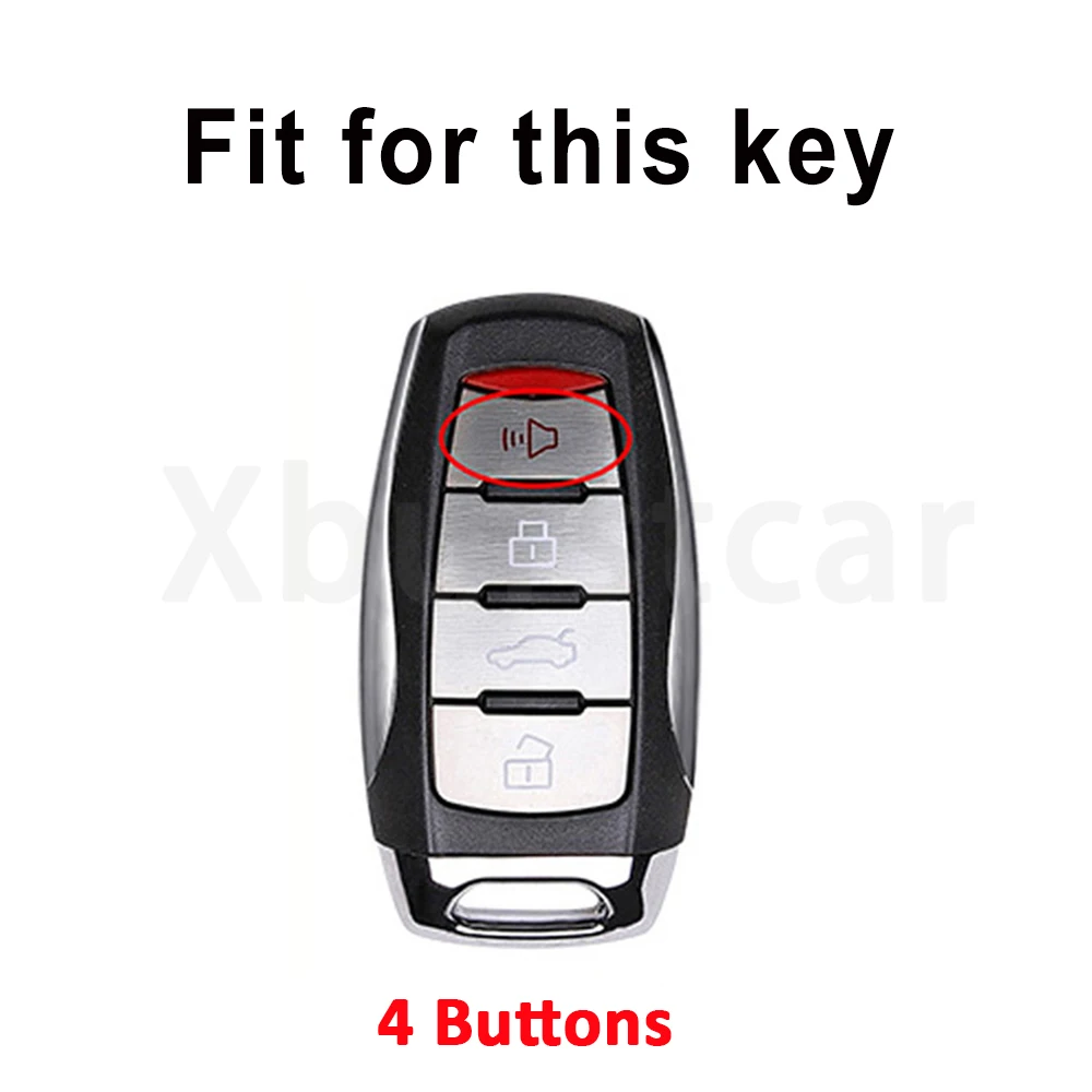 Funda de cuero TPU para llave de coche