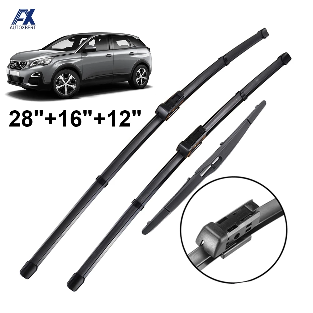 Limpiaparabrisas Peugeot 3008 MK2 delanteros y traseros (2017-2021)
