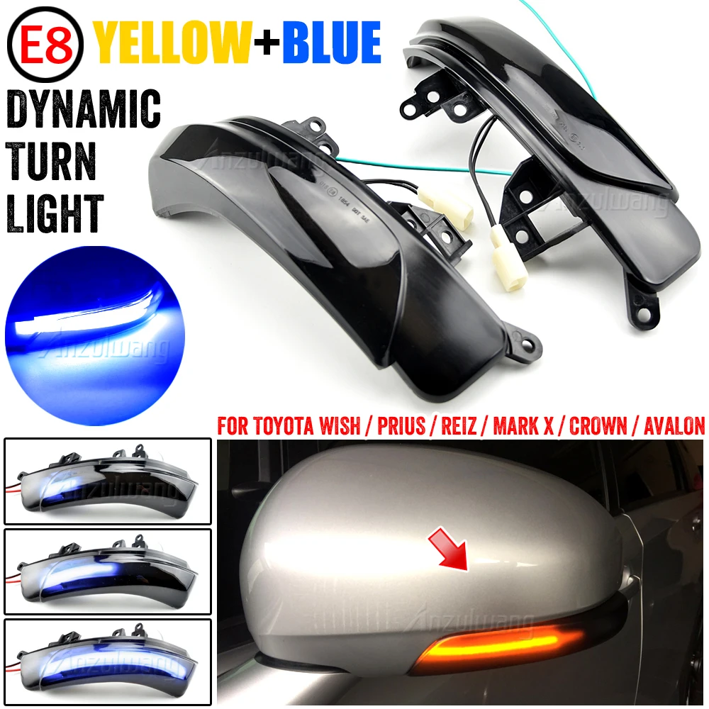 Intermitente LED dinámico para Toyota Camry, Prius y Crown - imagen 4