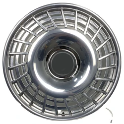 Llantas forjadas mecanizadas gris pulido