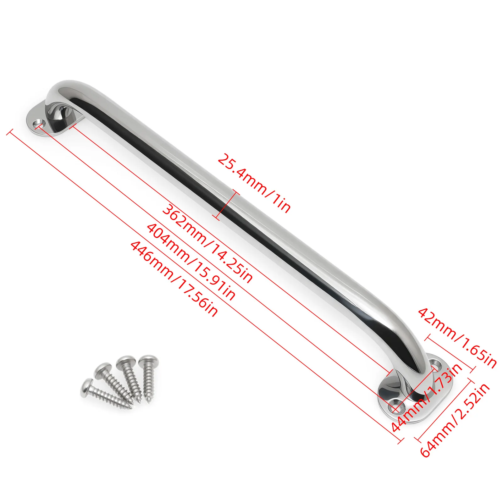 Pasamanos barco - detalle de la instalación
