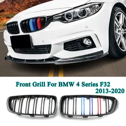 Rejilla frontal BMW 4 Series F32 2013-2020 negra brillante