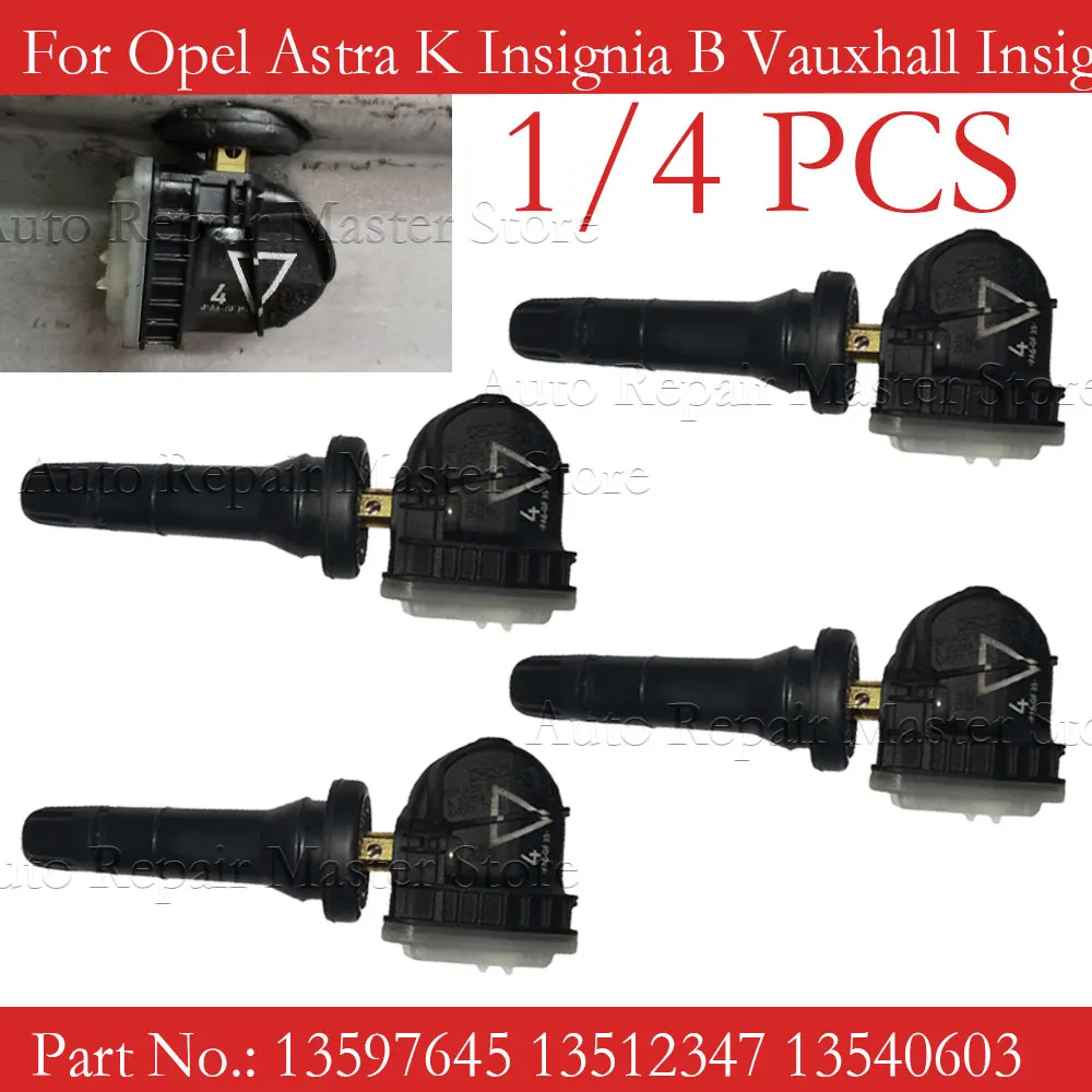 13597645 Sensor TPMS de presión de neumáticos para Opel Astra K e Insignia B - imagen 2