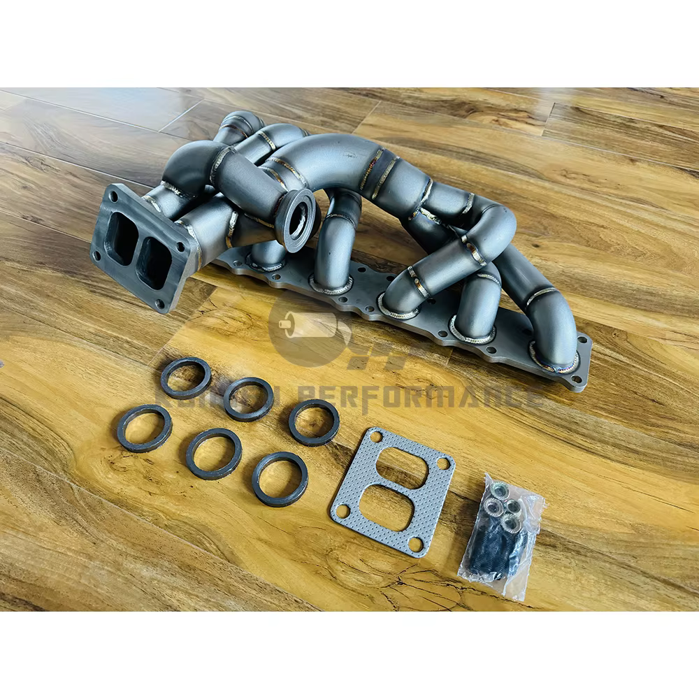 Colector de escape KUNGFU T4 twin scroll para BMW N54 335i y 135i - imagen 2
